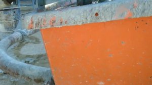 Бетононасос СБ-207 в работе