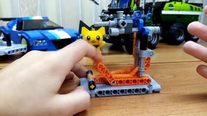 Механизм для шлагбаума из LEGO!!!