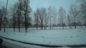 Город Горки. Могилевская область. Прогулка по городу. январь 2024