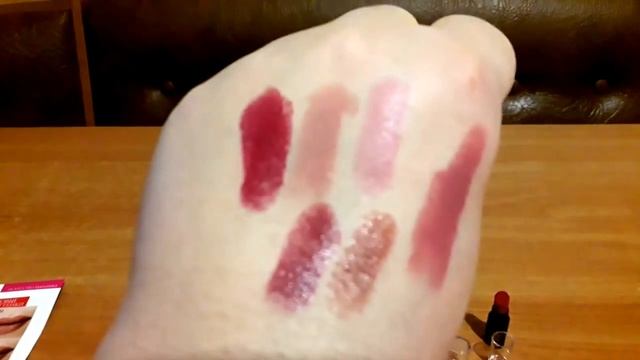 Свотчи новых оттенков помад 3D поцелуй. смотреть онлайн