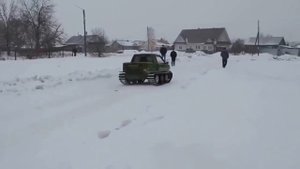 Самодельный гусеничный вездеход из ОКИ