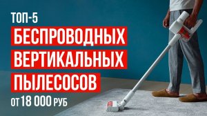 ТОП-5 Вертикальных беспроводных пылесосов от 18 000 рублей! Какой беспроводной пылесос выбрать?