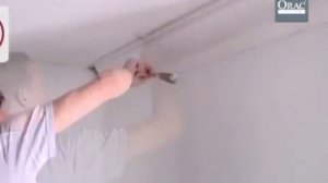 Монтаж полиуретановых карнизов, видео инструкция