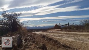 Mount Hope drive by... Honda XRV 750 Africa Twin.