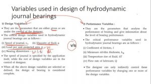 SOMMERFELD NUMBER (DESIGN & PERFORMANCE VARIABLES), BEARING CHARACTERISTIC NUMBER, BEARING MODULUS