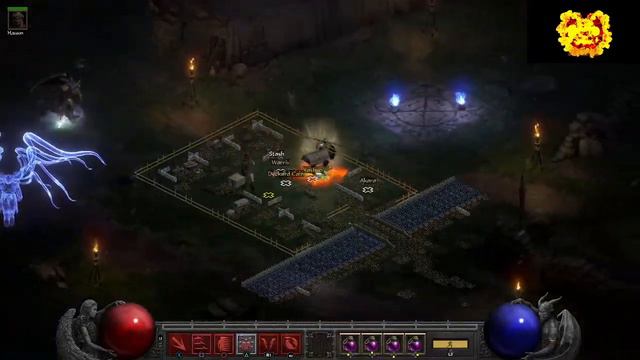 🔴  Diablo II Resurrected part 9 Amazon Cow Farm Fused items ITHS