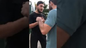 Чоршанбе Чоршанбиев в Махачкале /// Разборки перед боём