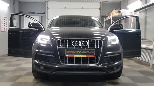 Автоматическая тонировка 2 стекла Audi Q7 смотреть онлайн