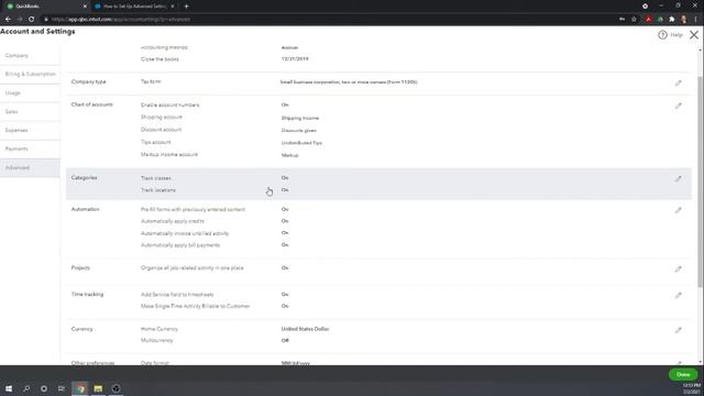 Set Up Advanced Settings in QuickBooks Online смотреть онлайн