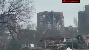 #Мариуполь. Уничтоженный корпус Донецкого национального медицинского университета.