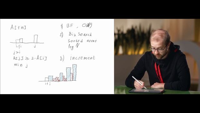 Разбор письменного экзамена ШАД. Задача 9. Индекс ближайшего превосходящего элемента смотреть онлайн