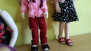 Парик для куклы связать крючком. Прочное крепление волос.