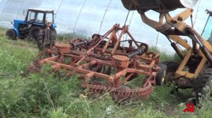 Ремонт дискатора. Освобождаем площадку под технику. Готовлюсь к культивации паров.