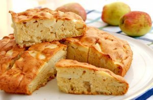 Нежнейшая шарлотка с яблоками. Воздушный яблочный пирог.