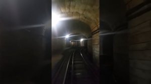 Абхазия. Новоафонские пещеры. Поезд в пещере