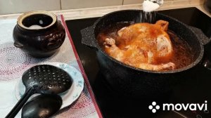 Курица в ЛУКОВОЙ шелухе на застолье