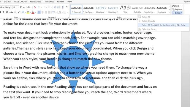 Select Object in MS Word | Word Me Select Option | MS Word-17 смотреть онлайн