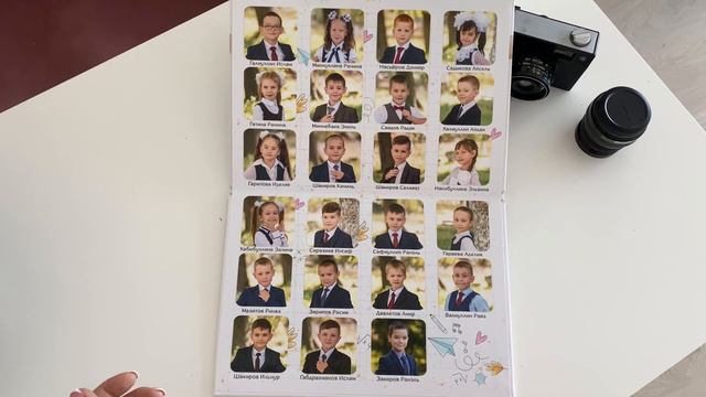 Альбом первоклассника 4 страницы + обложка, формат 20х30 см в закрытом виде. смотреть онлайн