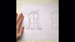 Технический, рисунок, блуза, эскиз, руками