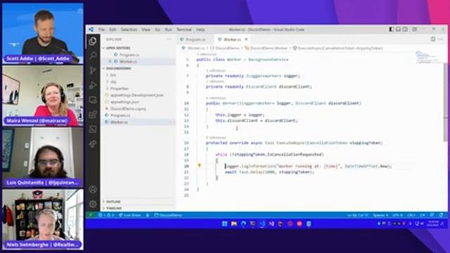On .NET Live - Build Discord bots using .NET and Azure смотреть онлайн