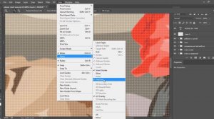 Adobe Photoshop - как убрать пиксельную сетку