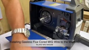 Riland MIG180GDM using Flux Cored Wire