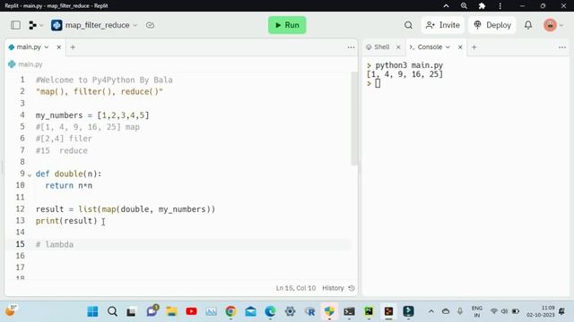 Python map filter reduce in Tamil | map function in Tamil | Filter function in Tamil | lambda Tamil