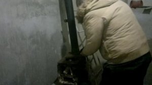 [2021-01-22] Печка Мити-'Белгорода' - буржуйка, как правильно зажигать