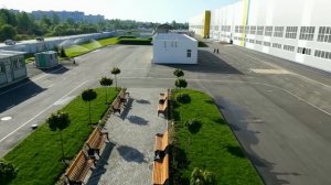 Гусь-Хрустальный  завод Гусар 2015 с коптера FPV