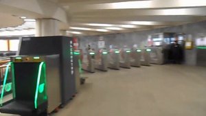 Вход в метро на станции Сухаревская | Московский метрополитен