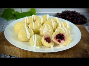 Так ВАРЕНИКИ С ВИШНЕЙ Вы ещё не готовили! За 15 МИНУТ гора вкуснятины