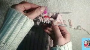 Макушка для шапки резинкой 2х2 /как связать и закрыть макушку модной удлиненной шапки /Уроки вязани