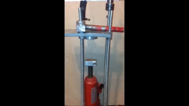 Пресс на основе домкрата смотреть онлайн