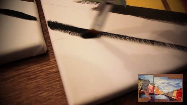 Speed painting Санкт-Петербург (триптих, масло, холст) смотреть онлайн