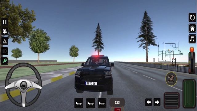 Симуляторы автомобилей - Симулятор полиции - Лучшая автомобильная игра - Геймплей для Android ios смотреть онлайн