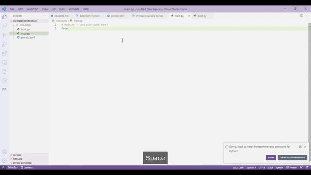 Programming PI Pico W using VS Code | Micropython