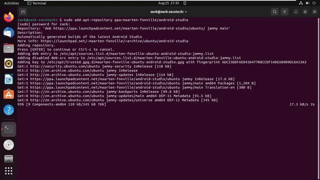 How to install Android Studio on Ubuntu 22.04 смотреть онлайн