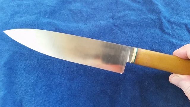 Нож шеф. Сталь нержавейка 95х18. ПРОДАН! смотреть онлайн