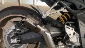 Live exhaust sound reveal on a Honda CB650R!