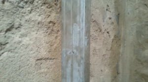 Ремонт ванной Установка растворных штукатурных маяков / Часть - 1