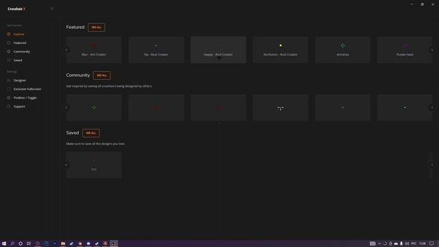 Как поставить прицел в центре экрана? CROSSHAIR X! Гайд