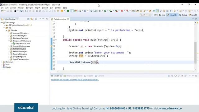 Java String Programs | Java Projects for Beginners | Java Certification | Edureka Rewind - 3 смотреть онлайн