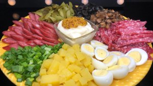 Салат с охотничьими колбасками | салат рецепты | рецепты просто.mp4