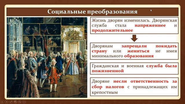 §4-5. Обновленная Россия (Реформы Петра I) (8 класс, И. Л. Андреев) - учитель Максимов А. В. смотреть онлайн