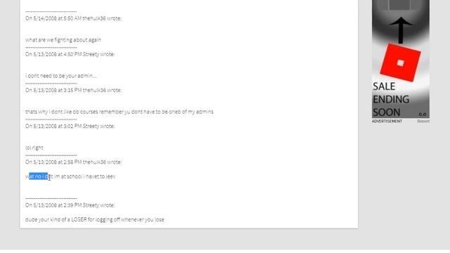 READING MY OLD CRINGEY ROBLOX MESSAGES (from 10 years ago) смотреть онлайн