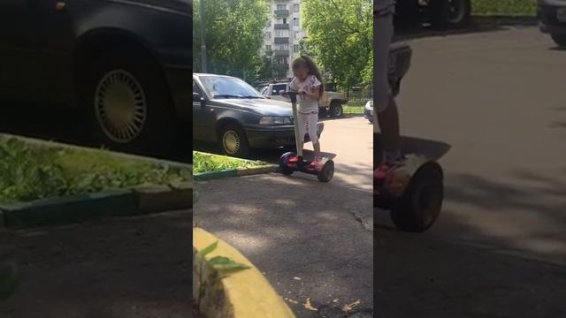 Сигвей А8+ , гироскутер с ручкой 10.5" дюймов (Аня) смотреть онлайн