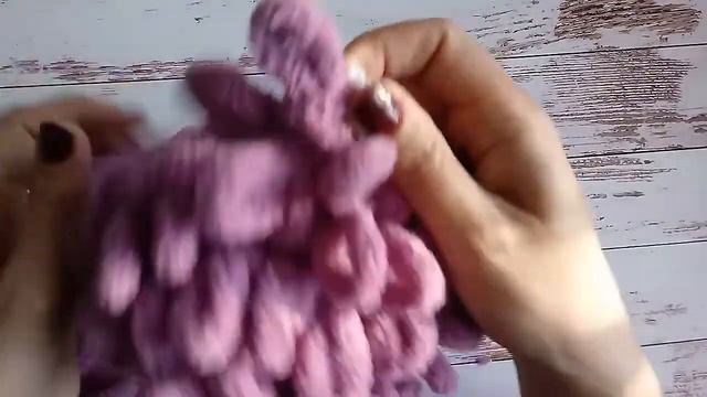 "Кудрявый" пуфик своими руками со съемным чехлом из Alize Puffy