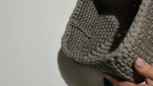 #Корзина из полимерного шнура. смотреть онлайн