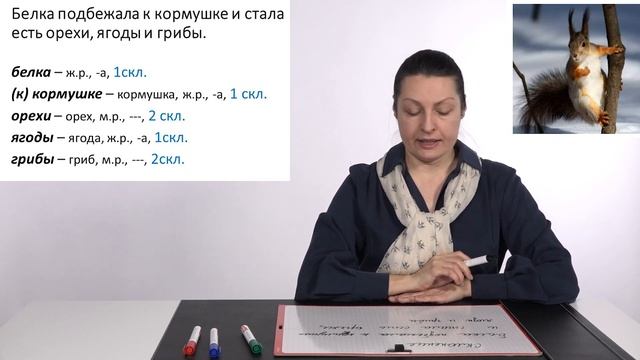 Как легко определить склонение существительных.