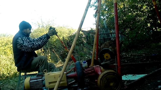 ударно канатное бурение на воду. долгожданное испытание. смотреть онлайн